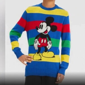 Disney 100 Kid’s Mickey Mouse Stripped Sweater